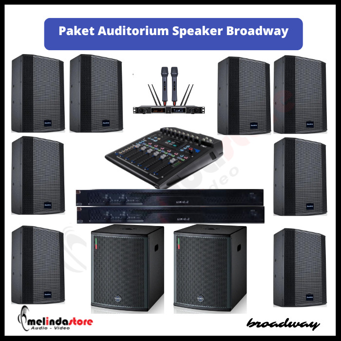 Paket Live Music | Auditorium | PA System | Lapangan | Speaker Broadway | 8 Speaker